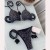 occidental style Swimsuit woman print triangle bikini rope belt threebikini Swimwear