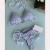 occidental style Swimsuit woman print triangle bikini rope belt threebikini Swimwear