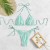 bikini Split  Swimsuit occidental style chain Swimsuit SwimwearDRY