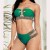  occidental style diamond crystal Swimsuit female Swimwear belt beachbikini
