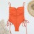 print belt Split  Swimsuit woman occidental style sexy flower bikini