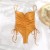 print belt Split  Swimsuit woman occidental style sexy flower bikini