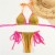 occidental style rope one-piece Swimsuit woman pure color wrinkle  sexy Sling bikini color