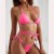 one-piece Swimsuit occidental style sexy lace hollow bikini Swimwear