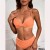 WI   occidental style sexy belt triangle bag Split  bikini Swimwear