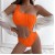 occidental style pattern sexy hollow one-piece Swimsuit bikinibikini Swimwearins