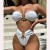 occidental style tube Dress half three set Swimwear bikinibikini Swimsuit