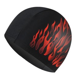 fashion style man print comfort head bathing cap bathing cap