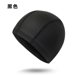 newPU bathing cap man woman Waterproof high bathing cap long head hot spring  ..