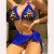  Double one-piece Swimsuit backless bikini occidental style Swimsuit woman hollow Swimwear pure colorbikini