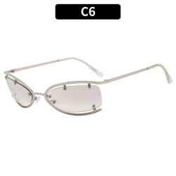 Y sunglass Metal samll cat Sunglasses woman