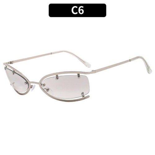 Y sunglass Metal samll cat Sunglasses woman