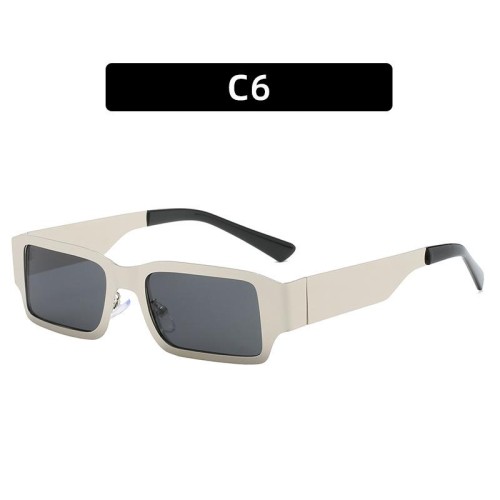  leather Metal square sunglassns style Sunglasses woman personalty trend sunglass