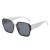 ( while frame Gradual change gray )occdental style sunglass man trend fashon sunglassns ant-ultravolet Sunglasses