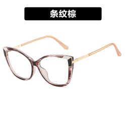 pattern cat spectaclesR Ant blue lght occdental style Eyeglass frame lady tren..