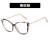 ( Stripe)pattern cat spectaclesR Ant blue lght occdental style Eyeglass frame lady trend