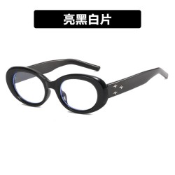 three star Ellpse sunglass Sunglassesns Korean style ant-ultravolet sunglass w..