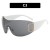 three star Ellpse sunglass Sunglassesns Korean style ant-ultravolet sunglass woman