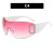 three star Ellpse sunglass Sunglassesns Korean style ant-ultravolet sunglass woman