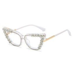 occdental style retro cat damond personalty ranbow sn trend Eyeglass frame Ant..