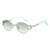 occdental style trend personalty spectacles damond Ant blue lght cat ornament