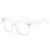occdental style trend fashon ord square Eyeglass frame spectacles Ant blue lght