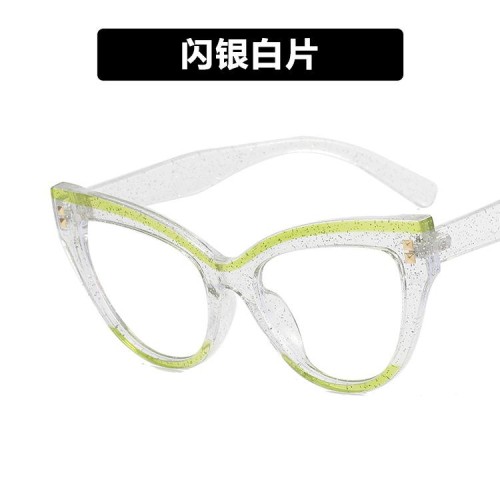 cat Rvet cat spectacles occdental style Eyeglass frame Ant blue lghtns retro