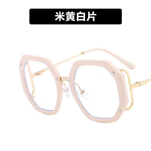 polygon Eyeglass frame Ant blue lght hollow occdental style Eyeglass framens personalty