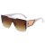 ( while frame tea  Lens )bref fashon sunglass man occdental style square Sunglasses woman