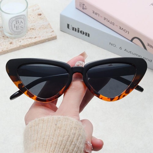 ( leopard print frame  gray  Lens ) cat sunglass man  personalty fashon trend Sunglassesns sunglass woman