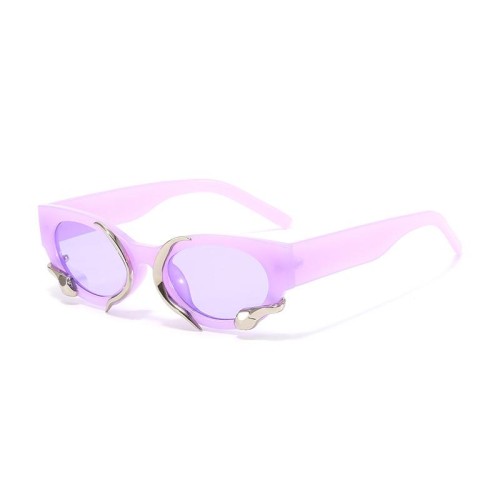 jenne style Sunglasses snake sunglass woman Korean style ant-ultravolet sunglass
