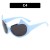 three cat damond Metal sunglass sunglass womanns hgh Sunglasses