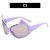 three cat damond Metal sunglass sunglass womanns hgh Sunglasses