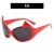 three cat damond Metal sunglass sunglass womanns hgh Sunglasses