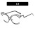  Metal square sunglass style Sunglasses sunglass