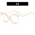  Metal square sunglass style Sunglasses sunglass