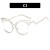  cat hollow spectacles Metal Eyeglass framens Ant blue lght