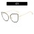  cat hollow spectacles Metal Eyeglass framens Ant blue lght