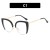 cat Eyeglass frame spectacles Ant blue lghtR retro