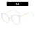 cat Eyeglass frame spectacles Ant blue lghtR retro