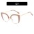 cat Eyeglass frame spectacles Ant blue lghtR retro