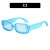 Rce nal square whte Sunglasses woman hgh sunglass ant-ultravolet sunglass