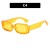 Rce nal square whte Sunglasses woman hgh sunglass ant-ultravolet sunglass