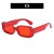 Rce nal square whte Sunglasses woman hgh sunglass ant-ultravolet sunglass