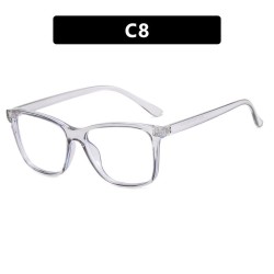 square bref Busness spectacles Ant blue lght Eyeglass frame woman fashon trend