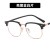  hollow cat Ant blue lght Eyeglass framens woman occdental style fashon trend Metal spectacles