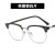 ( blue  ) hollow cat Ant blue lght Eyeglass framens woman occdental style fashon trend Metal spectacles