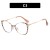 R Ant blue lght cat retro Eyeglass frame personalty spectacles occdental style Metal trend