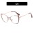 R Ant blue lght cat retro Eyeglass frame personalty spectacles occdental style Metal trend