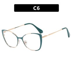 occdental style trend Eyeglass frame cat personaltyns Ant blue lght spectacles..